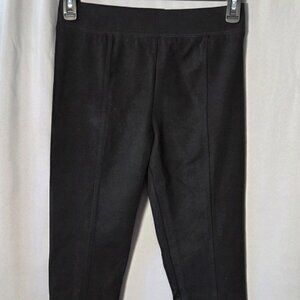 INC International Concepts Black Ponte Leggings NWT Size 8 • Skinny Leg • Mid-Ri